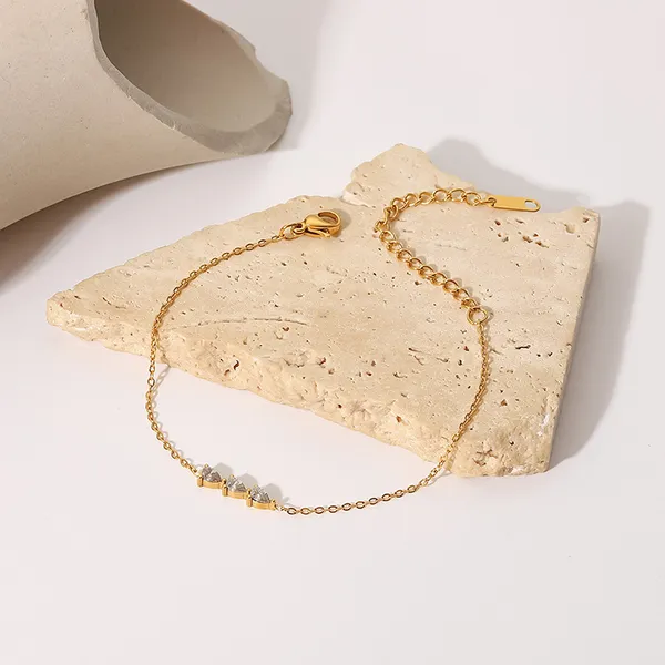 Aura Minimal Charm Bracelet - Image 2