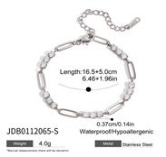 KIRA Silver Link Sparkle Bracelet