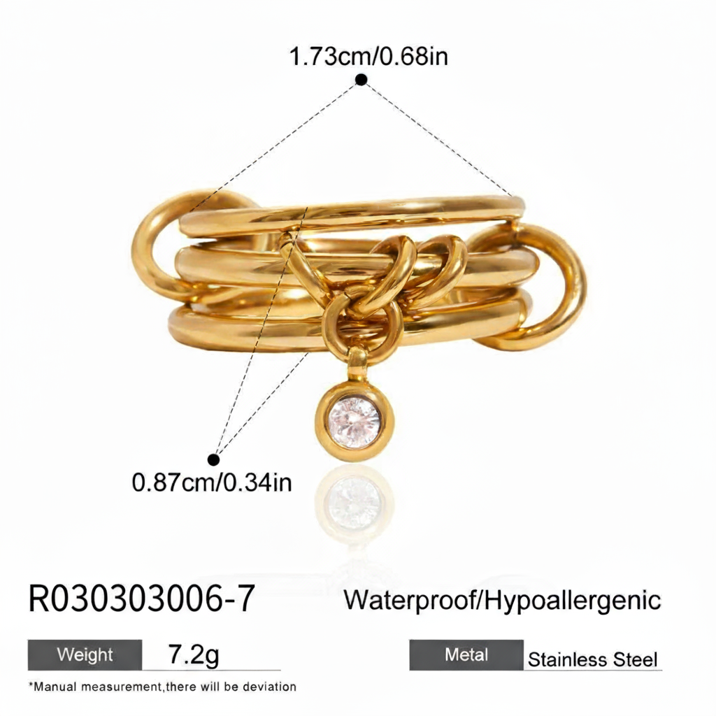 Vynce Charm Link Ring - Image 5