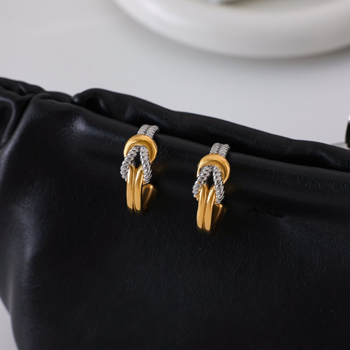 Vynce Knot Hoops - Image 5