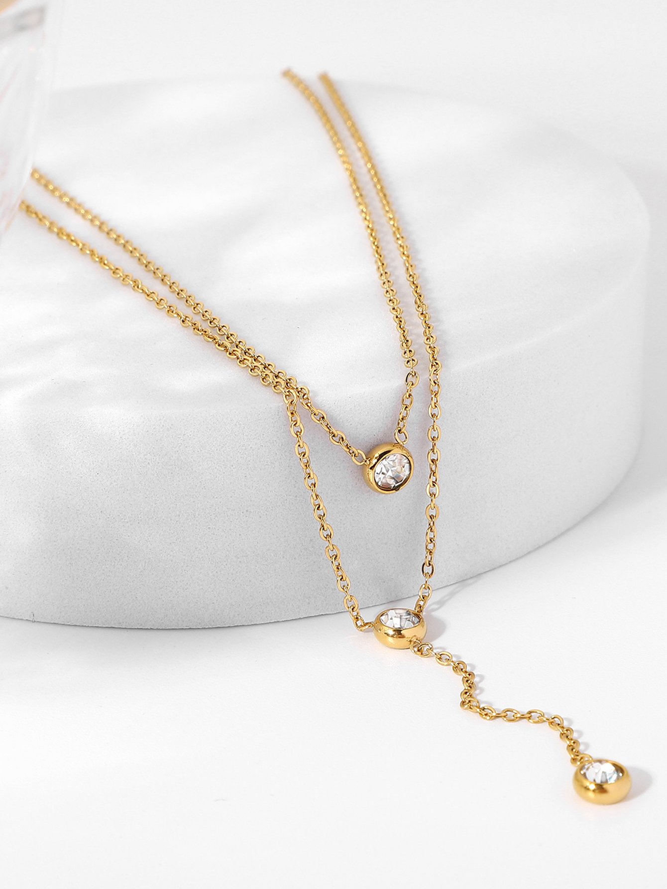 AURA Layered Shine Necklace - Image 5