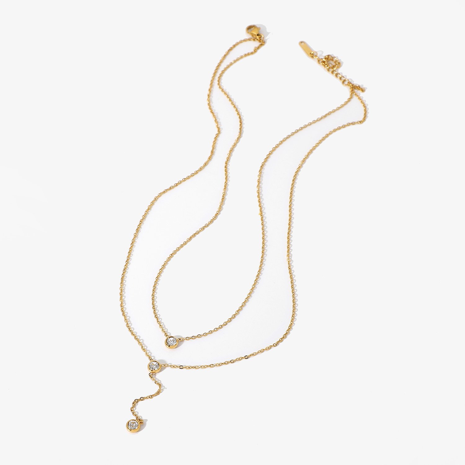 AURA Layered Shine Necklace - Image 4