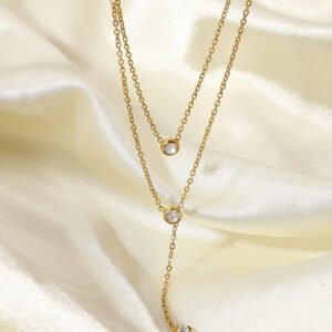 AURA Layered Shine Necklace