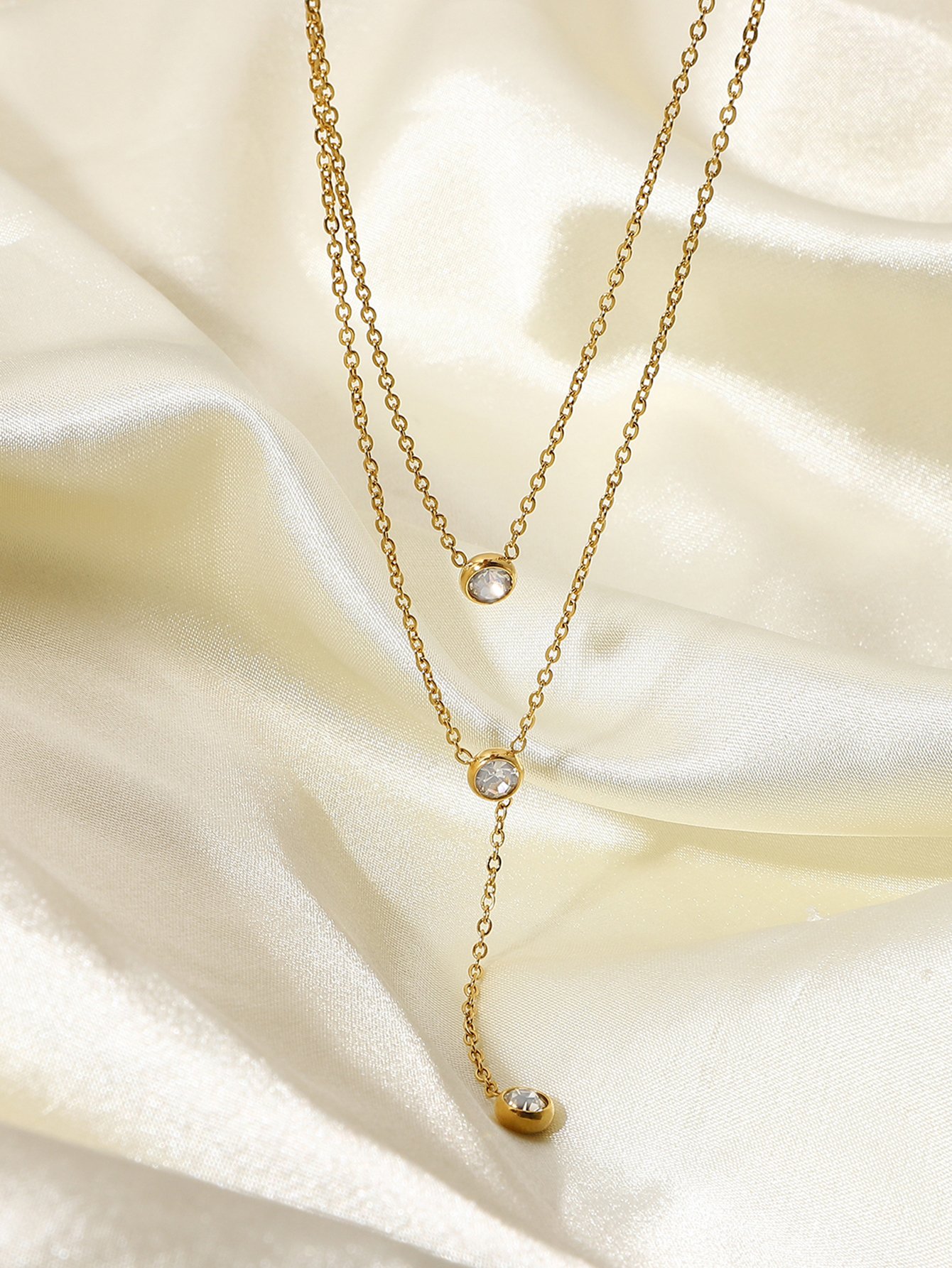 AURA Layered Shine Necklace