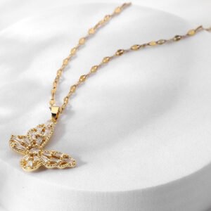 AURA Radiant Butterfly Necklace