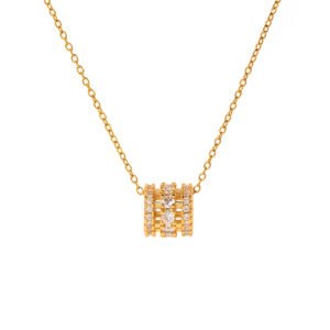 AURA Classic Round Zircon Necklace
