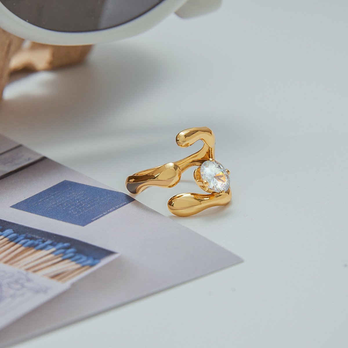 Celeste Open Band Ring - Image 4