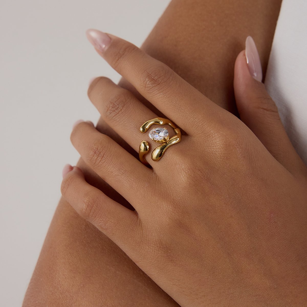 Celeste Open Band Ring - Image 2